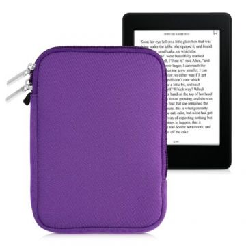 Husa universala pentru eBook Reader de 6 inch, Kwmobile, Mov, Textil, 50334.38