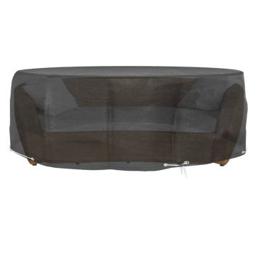 vidaXL Husă mobilier tip insulă, 10 ocheți, rotund, Ø236x67 cm