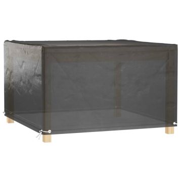 vidaXL Husă pentru mobilier de grădină, 8 ocheți, 132x132x80 cm pătrat