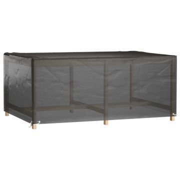 vidaXL Husă pentru mobilier de grădină, 8 ocheți, 180x122x75 cm pătrat