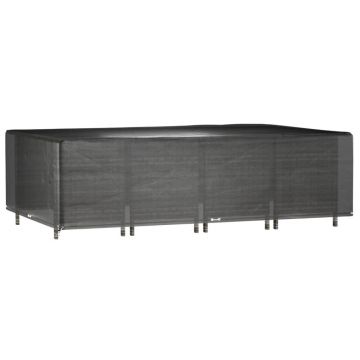 vidaXL Husă pentru mobilier grădină, 16 ocheți, 325x205x90 cm, pătrat