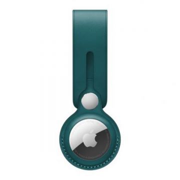 AirTag Leather Loop pentru AirTag Apple, Forest Green (Seasonal Summer2021)