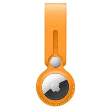 AirTag Leather Loop pentru AirTag Apple, Meyer Lemon (Seasonal Summer2021)