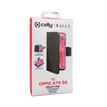 Husa Celly Wally pt Oppo A74 5G black