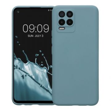 Husa Kwmobile pentru Realme 8 (2021)/8 Pro (2021), Silicon, Verde, 57573.207