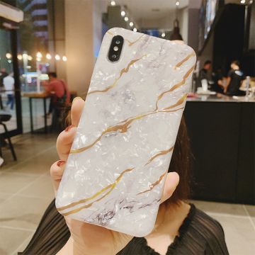 Husa pentru Apple iPhone 11, Luxurious, Marble, Silicon, Alb