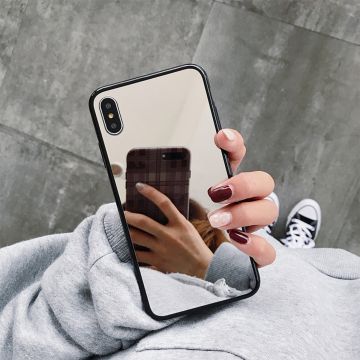 Husa pentru Apple iPhone 11 Pro, Tip oglinda, Silicon, Negru