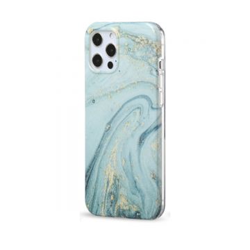 Husa pentru Apple iPhone 12 Mini, Marble, Silicon, Roz