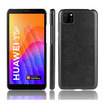 Husa pentru Huawei Y5P, Piele, Negru