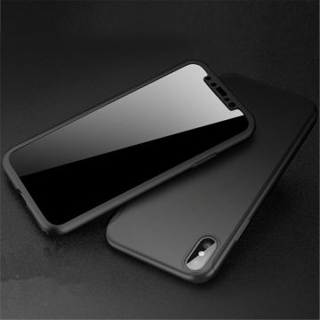 Husa pentru iPhone 11 Pro, 360 Coverage, Plastic, Negru