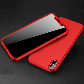 Husa pentru iPhone 11 Pro, 360 Coverage, Plastic, Rosu