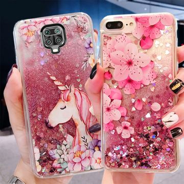 Husa pentru Samsung Galaxy A10, Unicorn Dynamic Glitter, Silicon, Roz