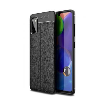 Husa pentru Samsung Galaxy A41, Silicon, Negru