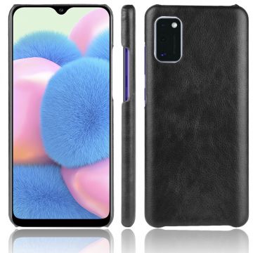 Husa pentru Samsung Galaxy A41 tip Leather piele negru