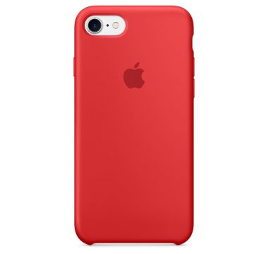 Husa protectie spate Apple silicon red pt Iphone 7+/8+ MQH12ZM-A