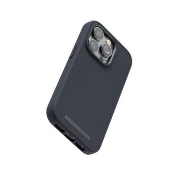 Husa protectie spate Njord Genuine Leather Case pt iPhone 14 na41gl00 black