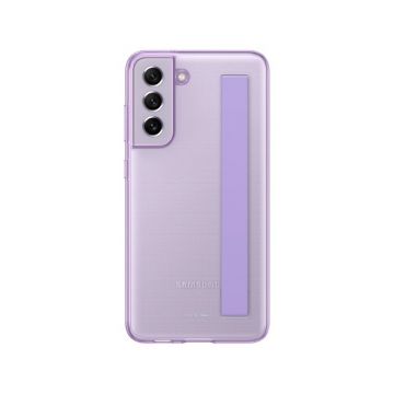 Husa protectie spate Samsung Clear Strap Cover pt Samsung Galaxy S21 FE lavender