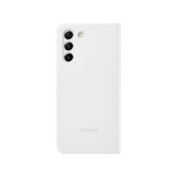 Husa Samsung Smart Clear View Cover pt Samsung Galaxy S21 FE white