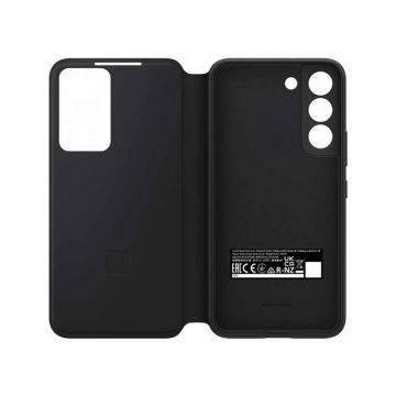 Husa Smart Clear View Cover pt Samsung Galaxy S22+ EF-ZS906CBEGE black