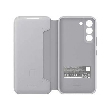 Husa Smart LED View Cover pt Samsung Galaxy S22+ EF-NS906PJEGEE light gray