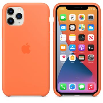 Husa de protectie telefon Iphone 11 Pro, Apple, Silicon, MY162ZM/A, Vitamin C