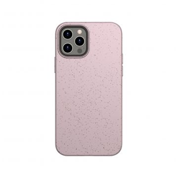 Husa de protectie telefon EnviroBest pentru iPhone 12/12 Pro, EP4, Material biodegradabil, Roz