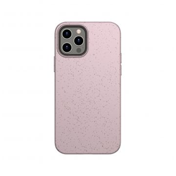 Husa de protectie telefon EnviroBest iPhone 12 Pro Max, EP4, Material biodegradabil, Roz