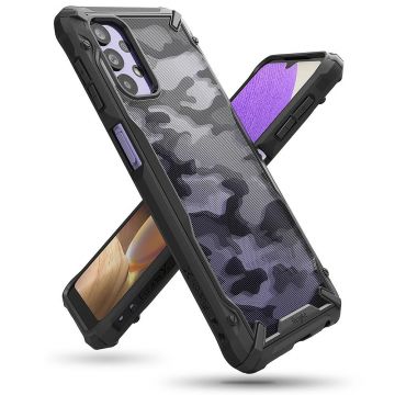 Husa telefon Ringke Fusion X pentru Samsung Galaxy A32 5G, Camuflaj