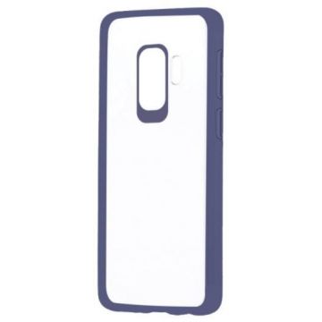 Protectie Spate Devia Pure Style pentru Samsung Galaxy S9 Plus (Transparent/Albastru)