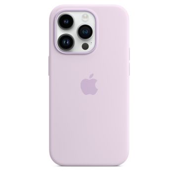 Husa de protectie telefon Apple pentru iPhone 14 Pro, Magsafe, Silicon, Lilac