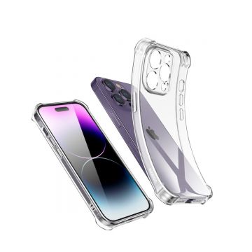 Husa de protectie telefon Ugreen pentru Apple iPhone 14, Bright Cushion Protective, Plastic, Transparent