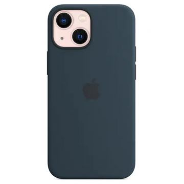 Husa telefon Apple pentru Apple iPhone 13 mini, Silicone Case, MagSafe, Abyss Blue