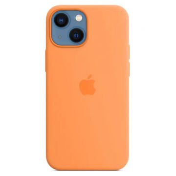 Husa telefon Apple pentru Apple iPhone 13 mini, Silicone Case, MagSafe, Marigold (Seasonal Fall 2021)