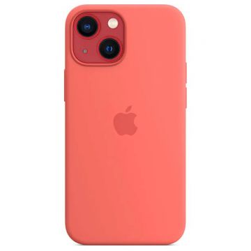 Husa telefon Apple pentru Apple iPhone 13 mini, Silicone Case, MagSafe, Pink Pomelo (Seasonal Fall 2021)