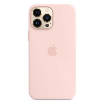 Husa telefon Apple pentru Apple iPhone 13 Pro Max, Silicone Case, MagSafe, Chalk Pink