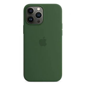 Husa telefon Apple pentru Apple iPhone 13 Pro Max, Silicone Case, MagSafe, Clover (Seasonal Fall 2021)