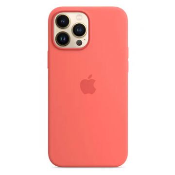 Husa telefon Apple pentru Apple iPhone 13 Pro Max, Silicone Case, MagSafe, Pink Pomelo (Seasonal Fall 2021)
