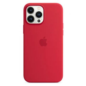 Husa telefon Apple pentru Apple iPhone 13 Pro Max, Silicone Case, MagSafe, (Product) Red