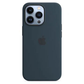Husa telefon Apple pentru Apple iPhone 13 Pro, Silicone Case, MagSafe, Abyss Blue