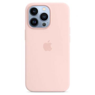 Husa telefon Apple pentru Apple iPhone 13 Pro, Silicone Case, MagSafe, Chalk Pink