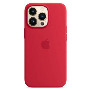 Husa telefon Apple pentru Apple iPhone 13 Pro, Silicone Case, MagSafe, (Product) Red