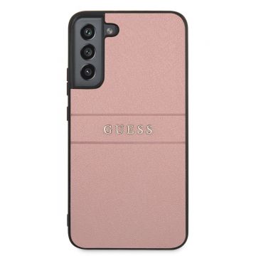 Husa telefon Guess pentru Samsung Galaxy S22+, Saffiano, Piele ecologica, Pink