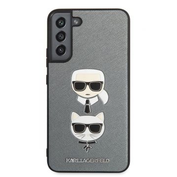 Husa de protectie telefon Karl Lagerfeld pentru Samsung Galaxy S22+, Silver