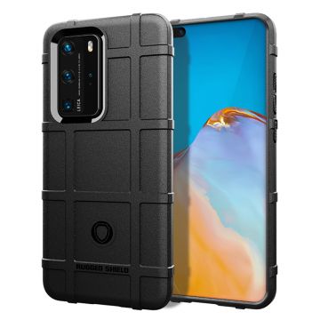 Husa telefon pentru Huawei P40 Pro, Silicon Rezistent, Negru