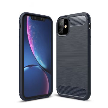 Husa telefon pentru iPhone 11, Plastic, Albastru