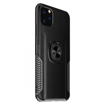 Husa telefon pentru iPhone 11 Pro Max, Silicon, Negru