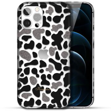 Husa de protectie telefon Kingxbar pentru Iphone 13, Wild Series Cow, Plastic, Multicolor