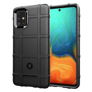 Husa telefon pentru Samsung Galaxy A71 4G, Silicon, Negru