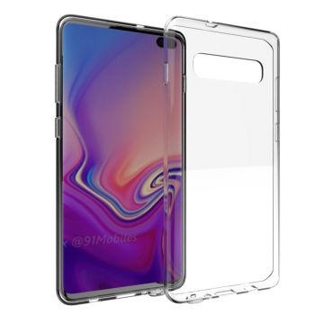 Husa telefon pentru Samsung Galaxy S10+, Silicon, Transparent