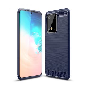 Husa telefon pentru Samsung Galaxy S20 Ultra, Plastic, Albastru